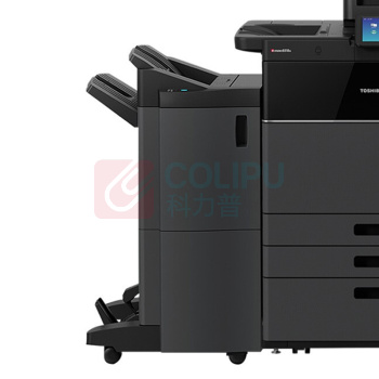 东芝 TOSHIBA TOSHIBA A3多功能彩色激光复印机 FC-7616AC  双面同步输稿器+双面器+二纸盒+大容量供纸器+ 鞍式装订器+耗材彩粉一套 黑色