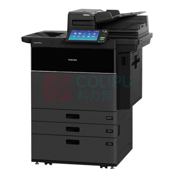 东芝 TOSHIBA TOSHIBA A3彩色数码复合机 FC-7616AC 主机+同步输稿器+落地三纸盒 黑色