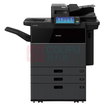 东芝 TOSHIBA TOSHIBA A3彩色数码复合机 FC-7616AC 主机+同步输稿器+落地三纸盒 黑色