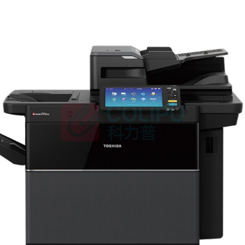 东芝 TOSHIBA TOSHIBA A3彩色数码复合机 FC-7616AC 主机+同步输稿器+落地三纸盒 黑色