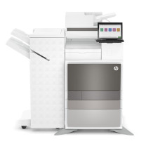 惠普 HP A3彩色高速数码复印机 HP Color LaserJet Mgd Flw MFP E87750z  双纸盒底座+小册子装订