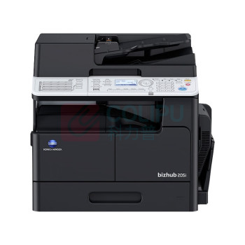 柯尼卡美能达 KONICA MINOLTA 黑白低速数码复印机 bizhub 205i 双面输稿器 双面器