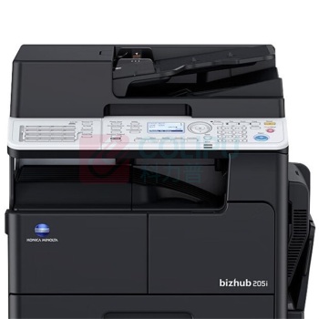 柯尼卡美能达 KONICA MINOLTA 黑白低速数码复印机 bizhub 205i 双面输稿器 双面器