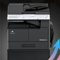 柯尼卡美能达 KONICA MINOLTA 黑白低速数码复印机 bizhub 225i 输稿器+双面器+单纸盒