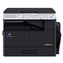 柯尼卡美能达 KONICA MINOLTA 黑白复合机 225i 盖板+单纸盒+双面器 (黑)