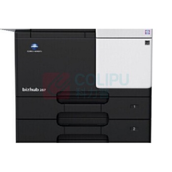 柯尼卡美能达 KONICA MINOLTA A3黑白数码复印机 bizhub 287 (双纸盒、双面输稿器、工作台)