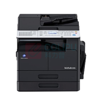 柯尼卡美能达 KONICA MINOLTA A3黑白低速数码复印机 205i  (主机、双面输稿器、双面器、双纸盒)