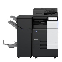 柯尼卡美能达 KONICA MINOLTA 复合机 bizhub 451i 主机+双面同步输稿器+落地装订(50张)+双纸盒+工作台 Bhsecure原厂1年服务