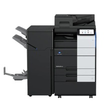 柯尼卡美能达 KONICA MINOLTA 复合机 bizhub 551i 主机+双面同步输稿器+落地装订(50张)+双纸盒+工作台 Bhsecure原厂1年服务