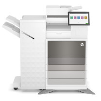 惠普 HP A3黑白中速数码复印机 HP LaserJet Mgd MFP E73140dn  双纸盒底座+小册子装订