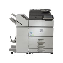 夏普 SHARP A3黑白中速数码复印机 MX-B7581D (白色) 双面输稿器+四纸盒+鞍式装订分页器