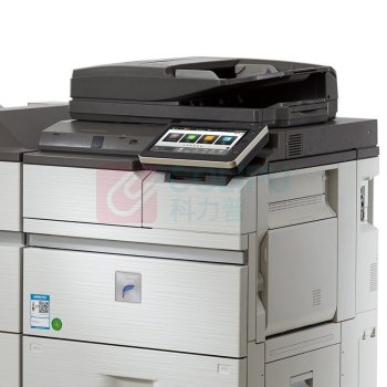 夏普 SHARP A3黑白中速数码复印机 MX-B7581D (白色) 双面输稿器+四纸盒+鞍式装订分页器