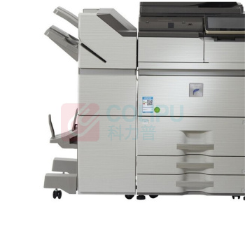 夏普 SHARP A3黑白中速数码复印机 MX-B7581D (白色) 双面输稿器+四纸盒+鞍式装订分页器