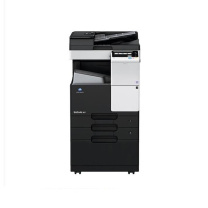 柯尼卡美能达 KONICA MINOLTA A3黑白中速数码复印机 Bizhub 367 (黑色) 标配含主机+双面自动输稿器+双面单元+双纸盒+工作底柜