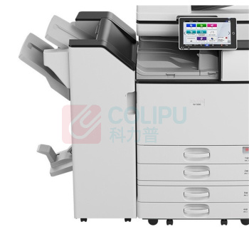 理光 RICOH A3黑白中速数码复印机 IM 5000 (白) 标配含双面输稿器+四纸盒+1000页小册子装订