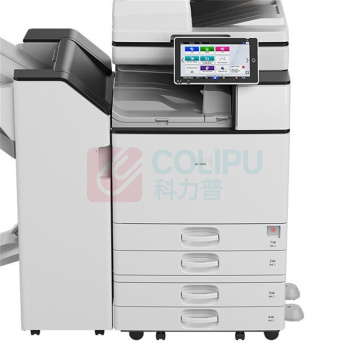 理光 RICOH A3黑白中速数码复印机 IM 5000 (白) 标配含双面输稿器+四纸盒+1000页小册子装订