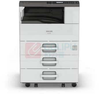 理光 RICOH A3黑白中速数码复印机 M 2701 (白色) 主机+送稿器+三纸盒