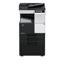 柯尼卡美能达 KONICA MINOLTA A3黑白中速数码复印机 bizhub287 (黑色) 含双面自动输稿器+双纸盒+工作台