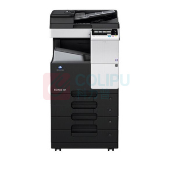柯尼卡美能达 KONICA MINOLTA A3黑白中速数码复印机 Bizhub 287 (黑色) 标配含主机+双面自动输稿器+双面单元+四纸盒