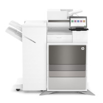 惠普 HP A3黑白高速数码复印机 HP LaserJet Mgd Flw MFP E82670z 双纸盒底座+小册子装订