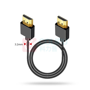 国产 高清线 HDMI2.0公转Micro公 0.3m