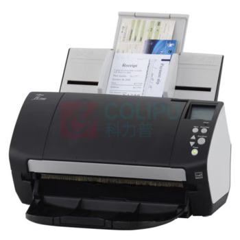 富士通 FUJITSU 扫描仪 Fi-7160Q 60页120面A4彩色高速双面自动连续进纸 (黑色)