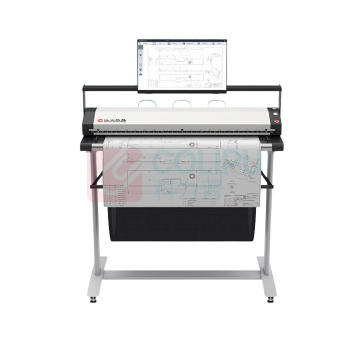 汉王 Hanvon HanvonScan 扫描仪 36D 36英寸 A0幅面 21.5英寸触摸屏 专业彩色 工程建筑图纸 国产 大幅面