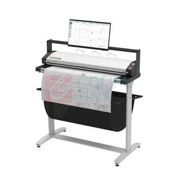 汉王 Hanvon HanvonScan 扫描仪 36D 36英寸 A0幅面 21.5英寸触摸屏 专业彩色 工程建筑图纸 国产 大幅面