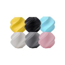 拓竹 3D打印耗材 PLA Matte 净重6kg, 6卷 (黑/白/灰/粉/黄/蓝)