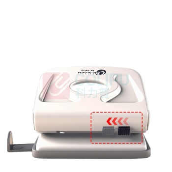 优玛仕 U-mach A4手动双孔打孔机装订机 U-H20 (单次打孔20张 80G) (白色)
