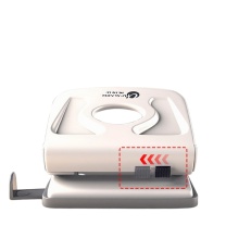 优玛仕 U-mach A4手动双孔打孔机装订机 U-H20 (单次打孔20张 80G) (白色)