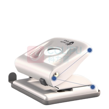 优玛仕 U-mach A4手动双孔打孔机装订机 U-H20 (单次打孔20张 80G) (白色)