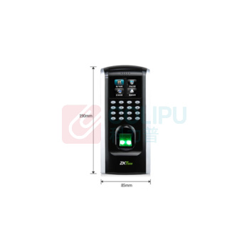 熵基 ZKTeco 指纹门禁一体机套装 F7plus 带IC卡模块可刷IC卡含3A门禁电源×1+磁力锁×1+ZL支架×1+出门开关(不带暗盒)×1适用于木门/铁门/防盗门(不含安装)