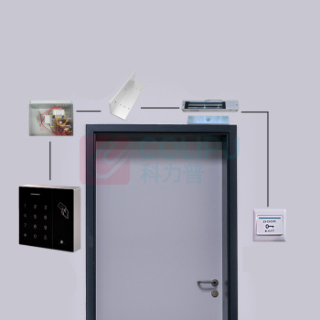 优玛仕 U-mach 刷卡密码防水触摸门禁套装 U-A3-IDT (黑色) (含电源、锁、出门按钮、支架)