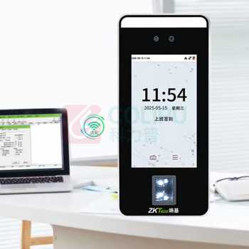 熵基 ZKTeco 动态人脸指纹识别考勤机 Xface600 含4G网络模块