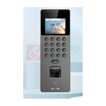 熵基 ZKTeco 门禁一体机 zFace1200-HL-BS 人脸20000张 录15万条 含软件 动态人脸+指纹+刷卡(套餐四:双开无框玻璃门)