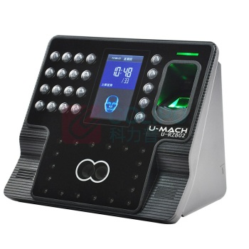 优玛仕 U-mach 人脸指纹考勤机 U-RZ802 (黑色) (不含安装服务)
