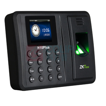 熵基 ZKTeco 彩屏指纹考勤机 H10plus (不含安装服务)