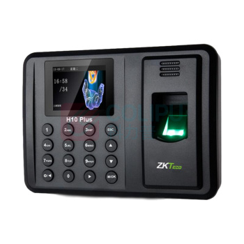 熵基 ZKTeco 彩屏指纹考勤机 H10plus (不含安装服务)