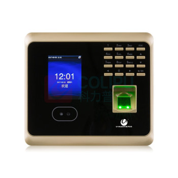 优玛仕 U-mach 指纹人脸考勤机 U-UF100-WIFI 300张人脸,1000枚指纹考勤 (黄黑色)