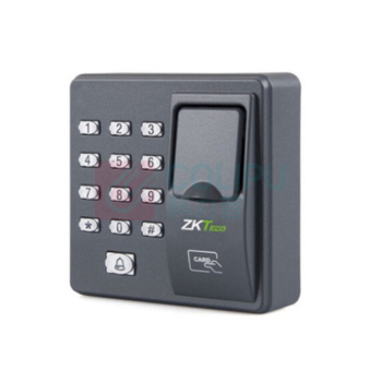 熵基 ZKTeco 指纹ID卡刷卡门禁考勤机 X6 (含双开有框铁木门配件,不含安装)
