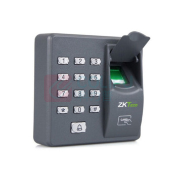 熵基 ZKTeco 指纹ID卡刷卡门禁考勤机 X6 (含双开有框铁木门配件,不含安装)