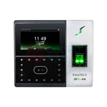 熵基 ZKTeco 熵基科技iFace702-S人脸识别考勤机刷脸识别打卡机指纹面部一体机门禁系统门禁锁 702-S