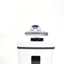 晨光 M&G 碎纸机 AEQ96704 5级 10张 22L 60分钟 (白色) 可碎卡片及光盘 无安全触停 段状 粒状 10张纸 有移动轮