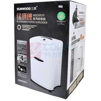 三木 SUNWOOD 锰钢侠碎纸机 MSD9511 34L 5级保密