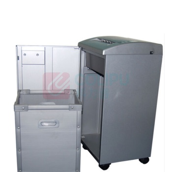 震旦 AURORA 碎纸机 AS158CD 5级保密 50.8L 碎卡碎CD (银色)