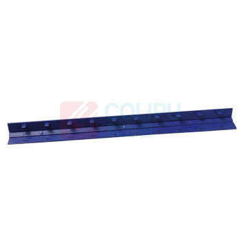 优玛仕 U-mach 10孔装订夹条 5mm (蓝色) 100支/盒