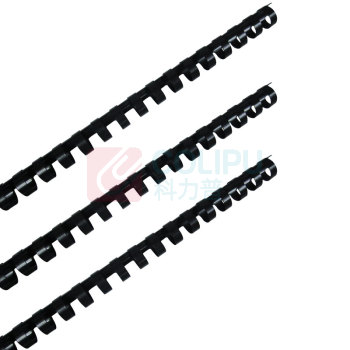 优玛仕 U-mach 21孔装订胶圈 51mm (黑色) 50根/盒 (可装订<500张)