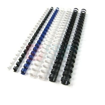 力晴 21孔装订胶圈 10mm (蓝色) 100条/盒