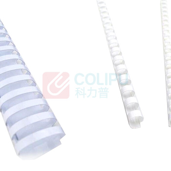 力晴 21孔装订胶圈 12mm (白色) 100条/盒